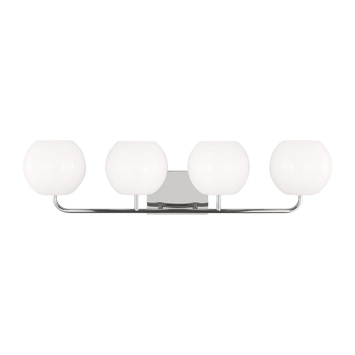 Generation Lighting - GLV1014EN3/CH - Four Light Vanity - Rory - Chrome