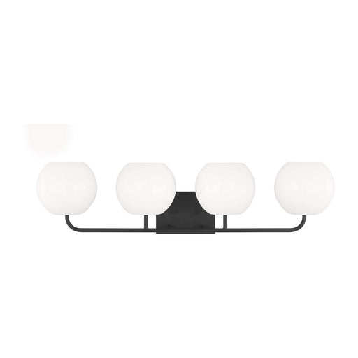 Generation Lighting - GLV1014EN3/MBK - Four Light Vanity - Rory - Midnight Black