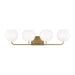 Generation Lighting - GLV1014EN3/SB - Four Light Vanity - Rory - Satin Bronze