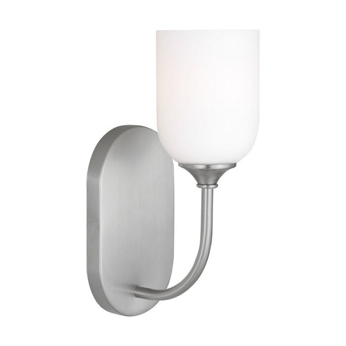 Generation Lighting - GLV1021EN3/BS - One Light Vanity - Emile - Brushed Steel