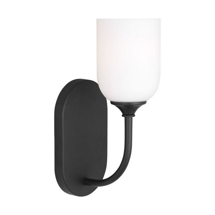Generation Lighting - GLV1021EN3/MBK - One Light Vanity - Emile - Midnight Black