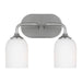 Generation Lighting - GLV1022EN3/BS - Two Light Vanity - Emile - Brushed Steel