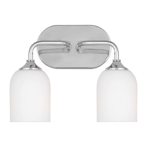 Generation Lighting - GLV1022EN3/CH - Two Light Vanity - Emile - Chrome