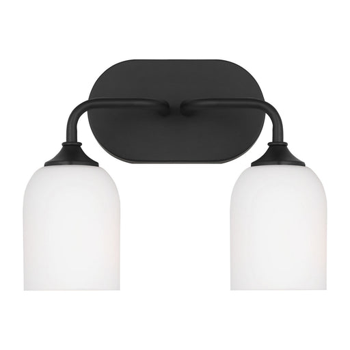 Emile Two Light Vanity Midnight Black