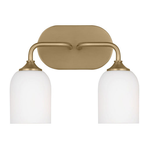 Generation Lighting - GLV1022EN3/SB - Two Light Vanity - Emile - Satin Bronze