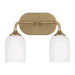 Generation Lighting - GLV1022EN3/SB - Two Light Vanity - Emile - Satin Bronze
