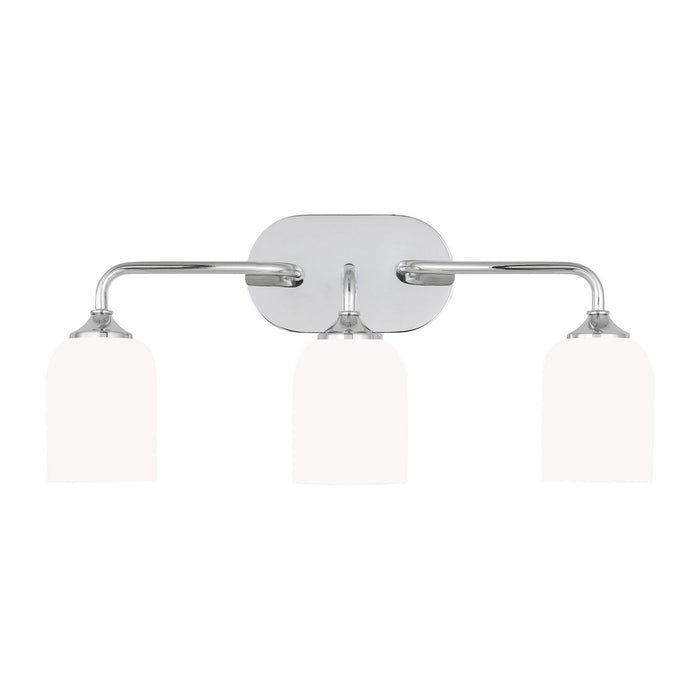 Generation Lighting - GLV1023EN3/CH - Three Light Vanity - Emile - Chrome