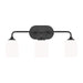 Generation Lighting - GLV1023EN3/MBK - Three Light Vanity - Emile - Midnight Black