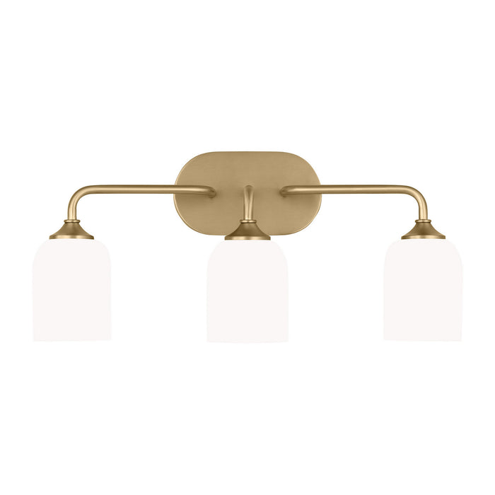 Generation Lighting - GLV1023EN3/SB - Three Light Vanity - Emile - Satin Bronze