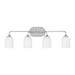 Generation Lighting - GLV1024EN3/CH - Four Light Vanity - Emile - Chrome