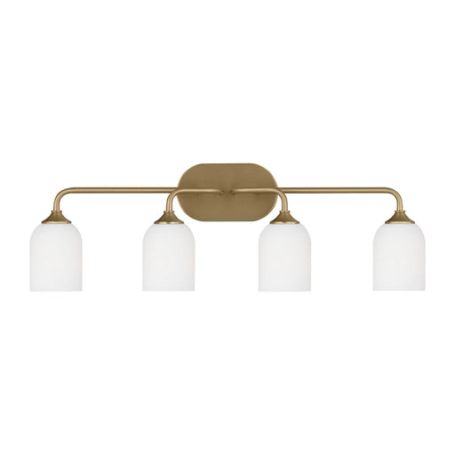 Generation Lighting - GLV1024EN3/SB - Four Light Vanity - Emile - Satin Bronze