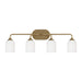 Generation Lighting - GLV1024EN3/SB - Four Light Vanity - Emile - Satin Bronze