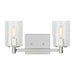 Generation Lighting - GLV1032EN/CH - Two Light Wall / Bath - Parker - Chrome