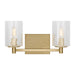 Generation Lighting - GLV1032EN/SB - Two Light Wall / Bath - Parker - Satin Bronze