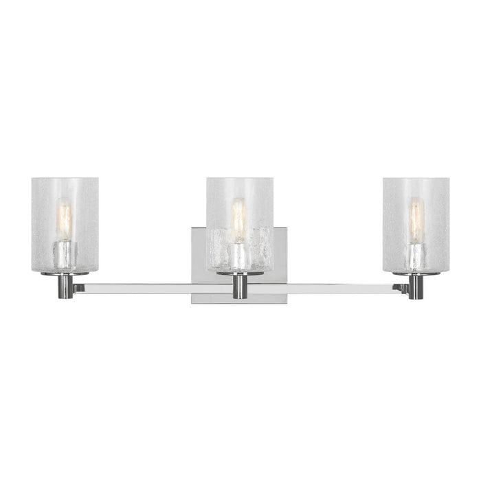 Generation Lighting - GLV1033EN/CH - Three Light Wall / Bath - Parker - Chrome