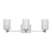 Generation Lighting - GLV1033EN/CH - Three Light Wall / Bath - Parker - Chrome