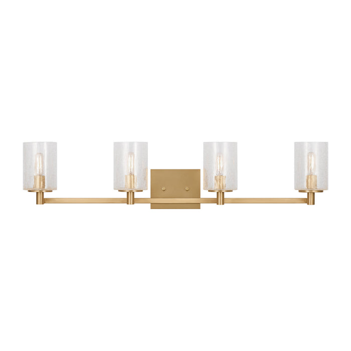 Generation Lighting - GLV1034EN/SB - Four Light Wall / Bath - Parker - Satin Bronze
