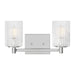 Generation Lighting - GLV1042EN/CH - Two Light Wall / Bath - Lando - Chrome
