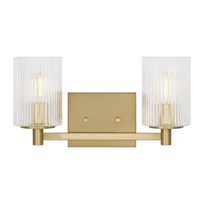 Generation Lighting - GLV1042EN/SB - Two Light Wall / Bath - Lando - Satin Bronze