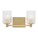 Generation Lighting - GLV1042EN/SB - Two Light Wall / Bath - Lando - Satin Bronze
