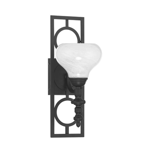 Allston One Light Wall Sconce Matte Black