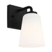 Generation Lighting - GLV1051MBK - Vanity - Miles - Midnight Black