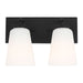 Generation Lighting - GLV1052MBK - Vanity - Miles - Midnight Black