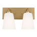 Generation Lighting - GLV1052SB - Vanity - Miles - Satin Brass