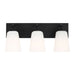 Generation Lighting - GLV1053MBK - Vanity - Miles - Midnight Black