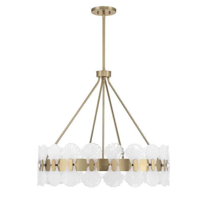Savoy House - 1-3605-6-127 - Six Light Chandelier - Bancroft - Noble Brass