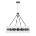Savoy House - 1-3605-6-89 - Six Light Chandelier - Bancroft - Matte Black
