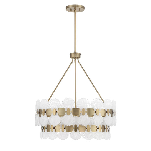 Savoy House - 1-3606-5-127 - Five Light Chandelier - Bancroft - Noble Brass