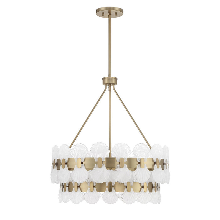 Savoy House - 1-3606-5-127 - Five Light Chandelier - Bancroft - Noble Brass