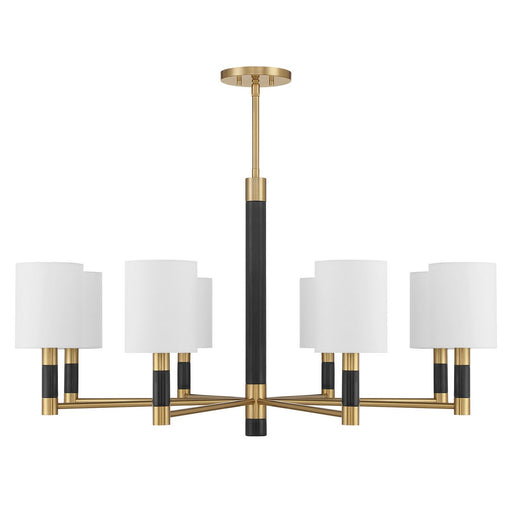 Savoy House - 1-4605-8-322 - Eight Light Chandelier - Conrad - Warm Brass