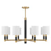 Savoy House - 1-4605-8-322 - Eight Light Chandelier - Conrad - Warm Brass