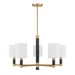 Savoy House - 1-4606-5-322 - Five Light Chandelier - Conrad - Warm Brass