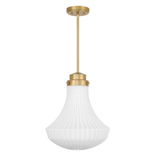 Bartlet One Light Pendant Warm Brass