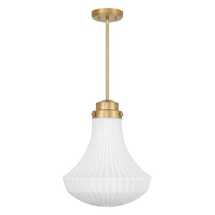 Savoy House - 7-0108-1-322 - One Light Pendant - Bartlet - Warm Brass