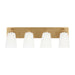 Generation Lighting - GLV1054SB - Vanity - Miles - Satin Brass