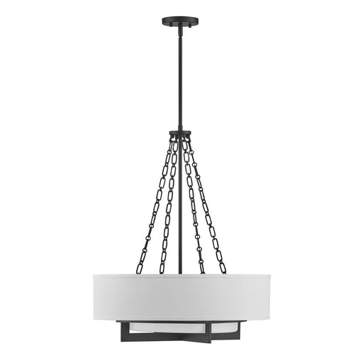 Brentwood Four Light Pendant Matte Black