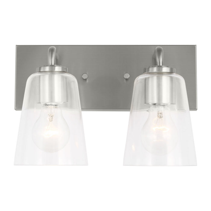 Generation Lighting - GLV1062BS - Vanity - Miles - Brushed Nickel
