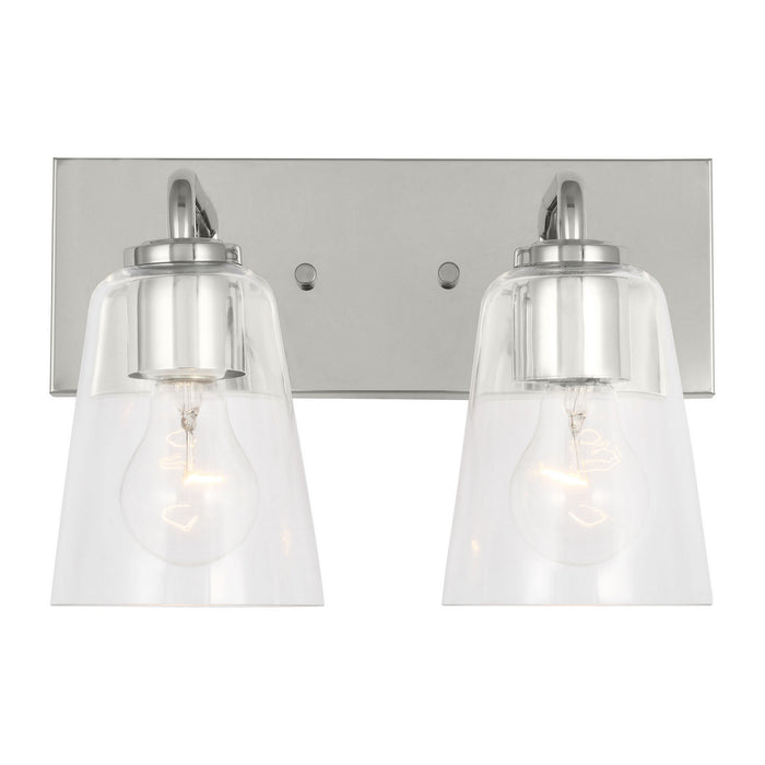Generation Lighting - GLV1062CH - Vanity - Miles - Chrome