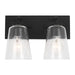 Generation Lighting - GLV1062MBK - Vanity - Miles - Midnight Black