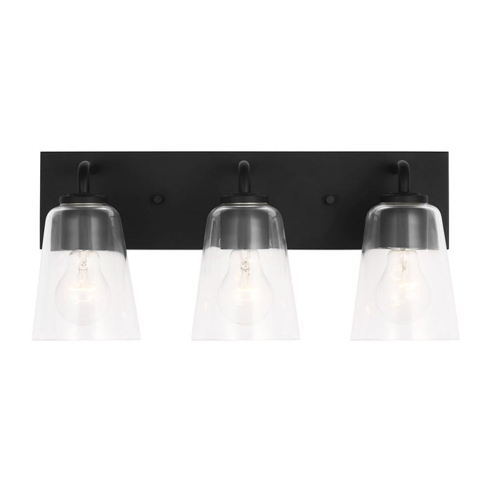 Generation Lighting - GLV1063MBK - Vanity - Miles - Midnight Black