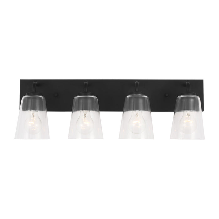 Generation Lighting - GLV1064MBK - Vanity - Miles - Midnight Black