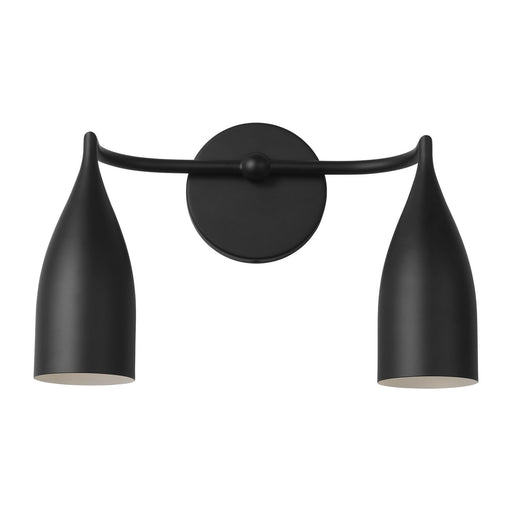 Maya Two Light Vanity Midnight Black