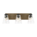 Generation Lighting - GLV1113MBKCRO - Vanity - Dunton - Midnight Black