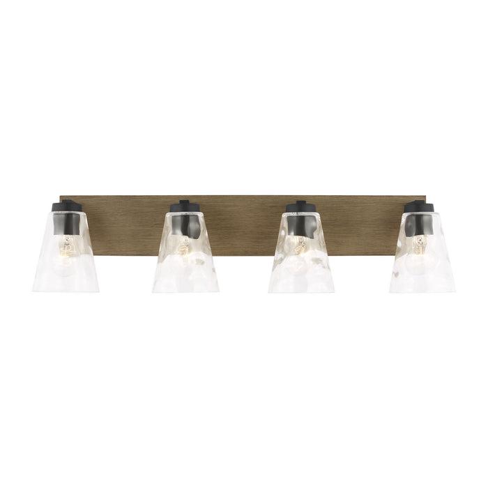 Generation Lighting - GLV1114MBKCRO - Vanity - Dunton - Midnight Black