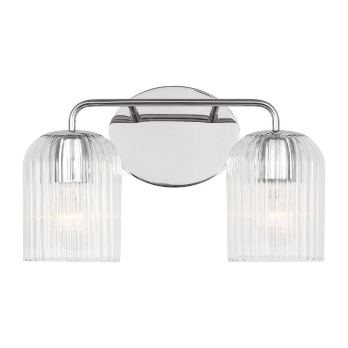 Generation Lighting - GLV1132CH - Two Light Vanity - Eisele - Chrome