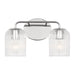 Generation Lighting - GLV1132CH - Two Light Vanity - Eisele - Chrome
